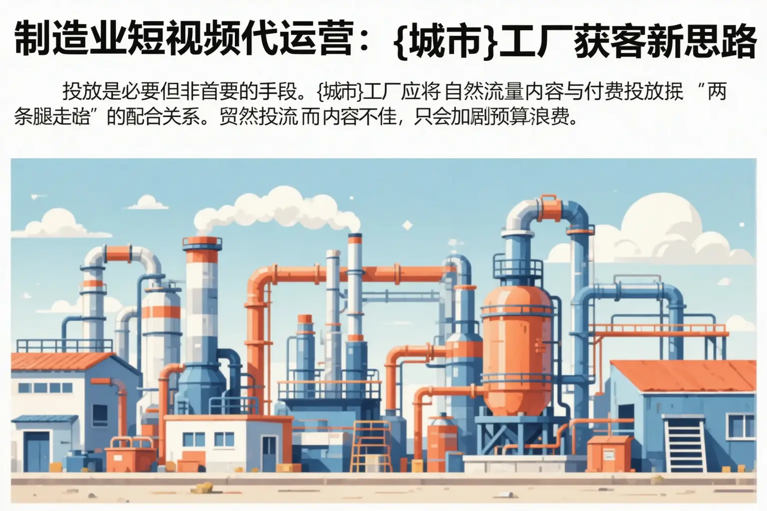 制造业短视频代运营：芜湖工厂获客新思路