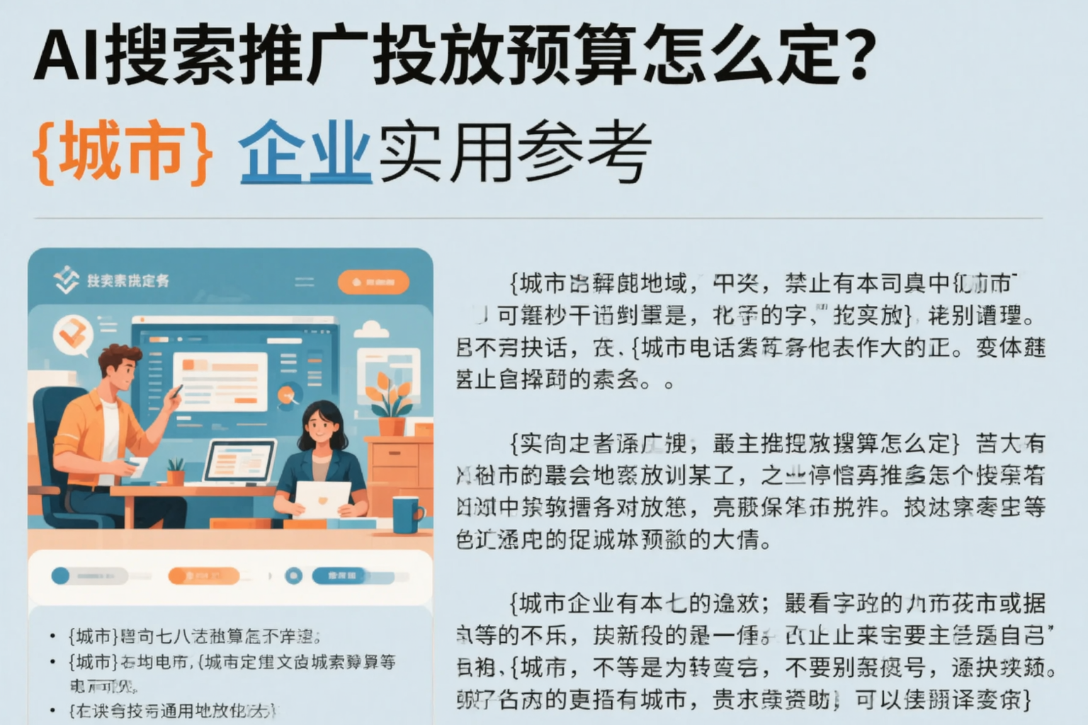 AI搜索推广投放预算怎么定?芜湖企业实用参考
