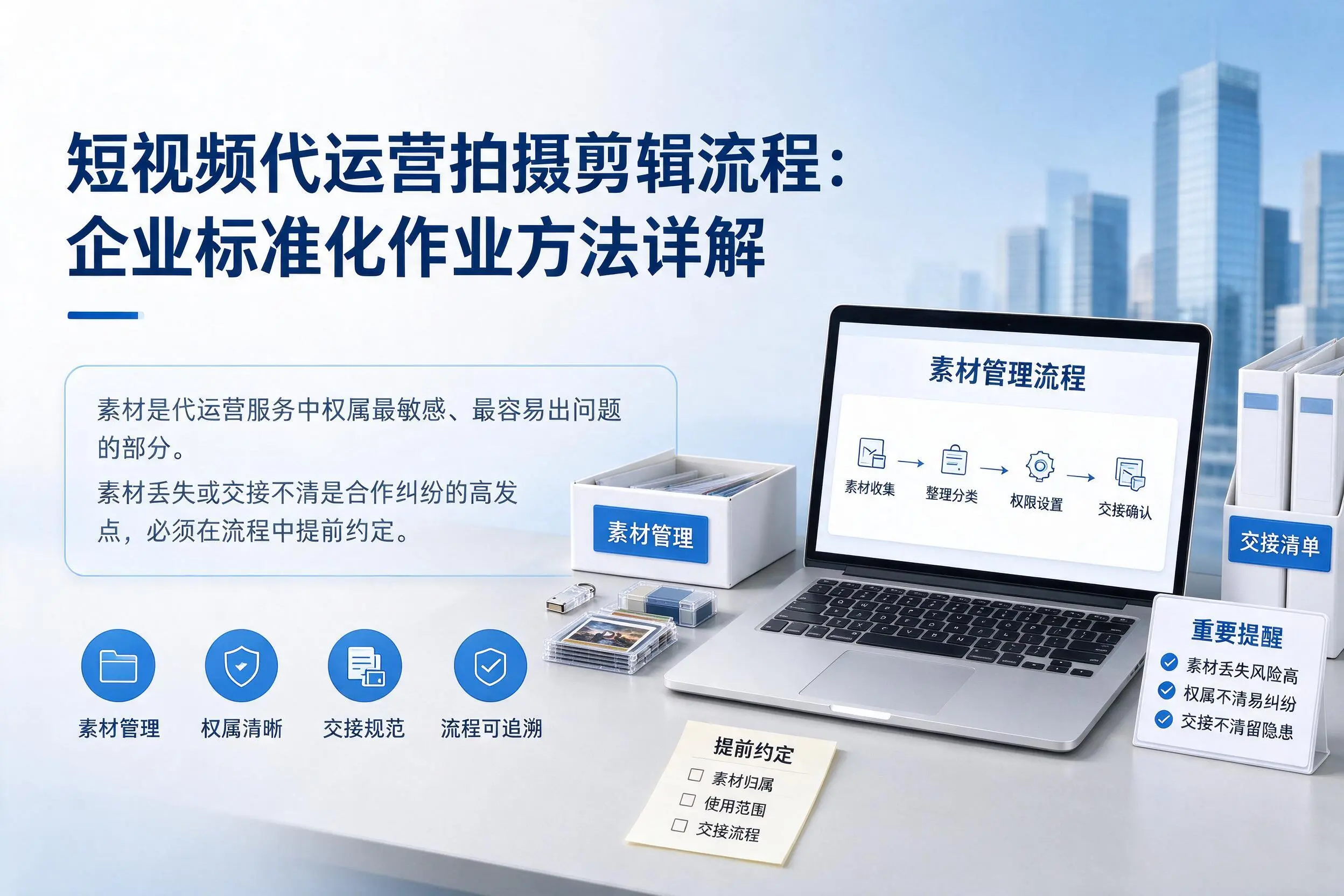 短视频代运营拍摄剪辑流程:芜湖企业标准化作业方法详解