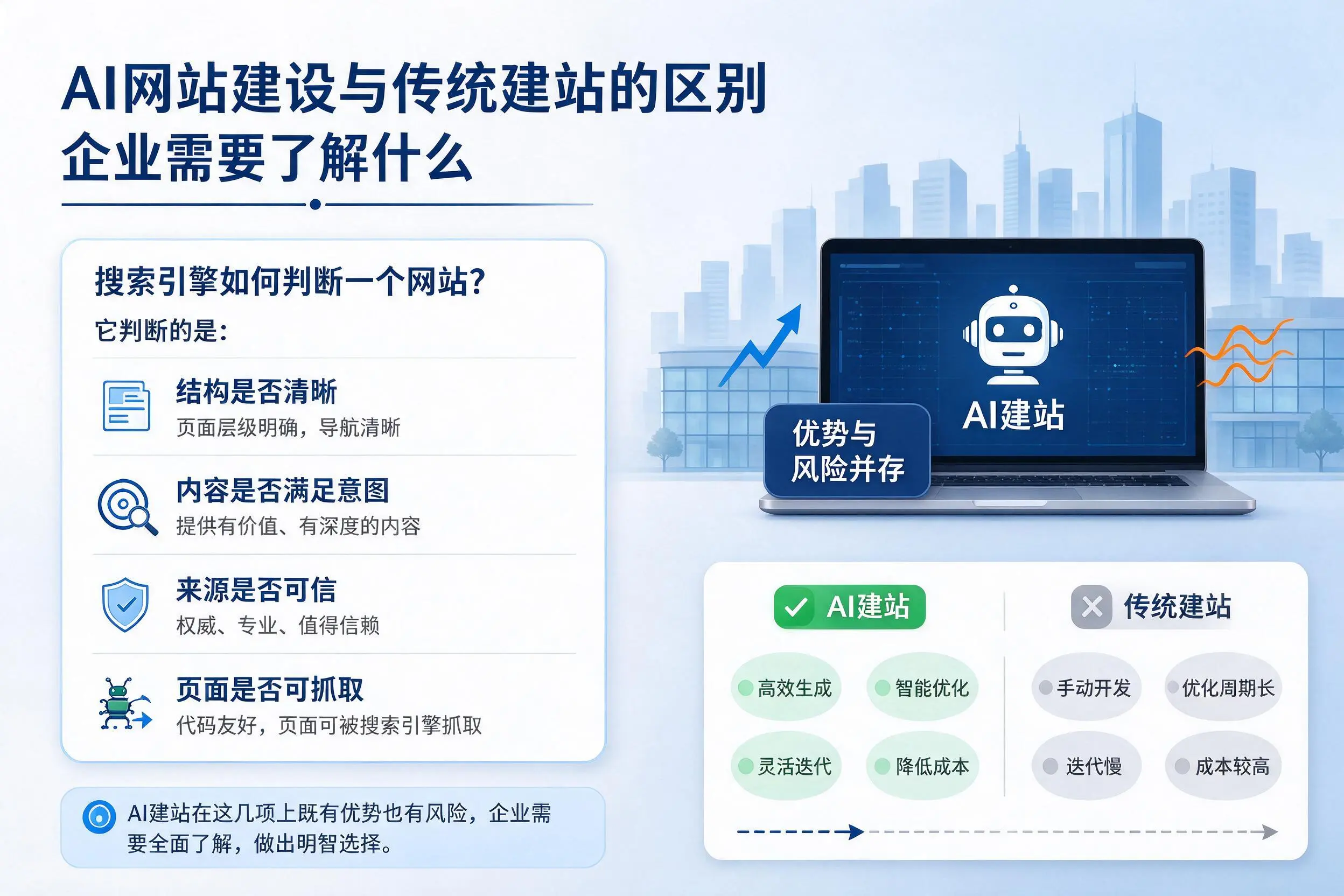 AI网站建设与传统建站的区别,芜湖企业需要了解什么