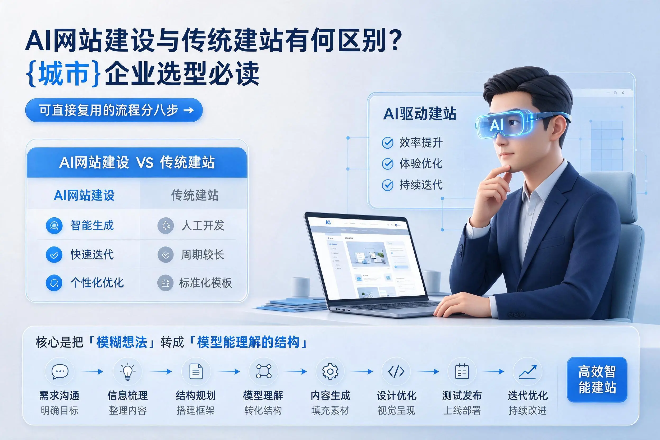 AI网站建设与传统建站有何区别？芜湖企业选型必读
