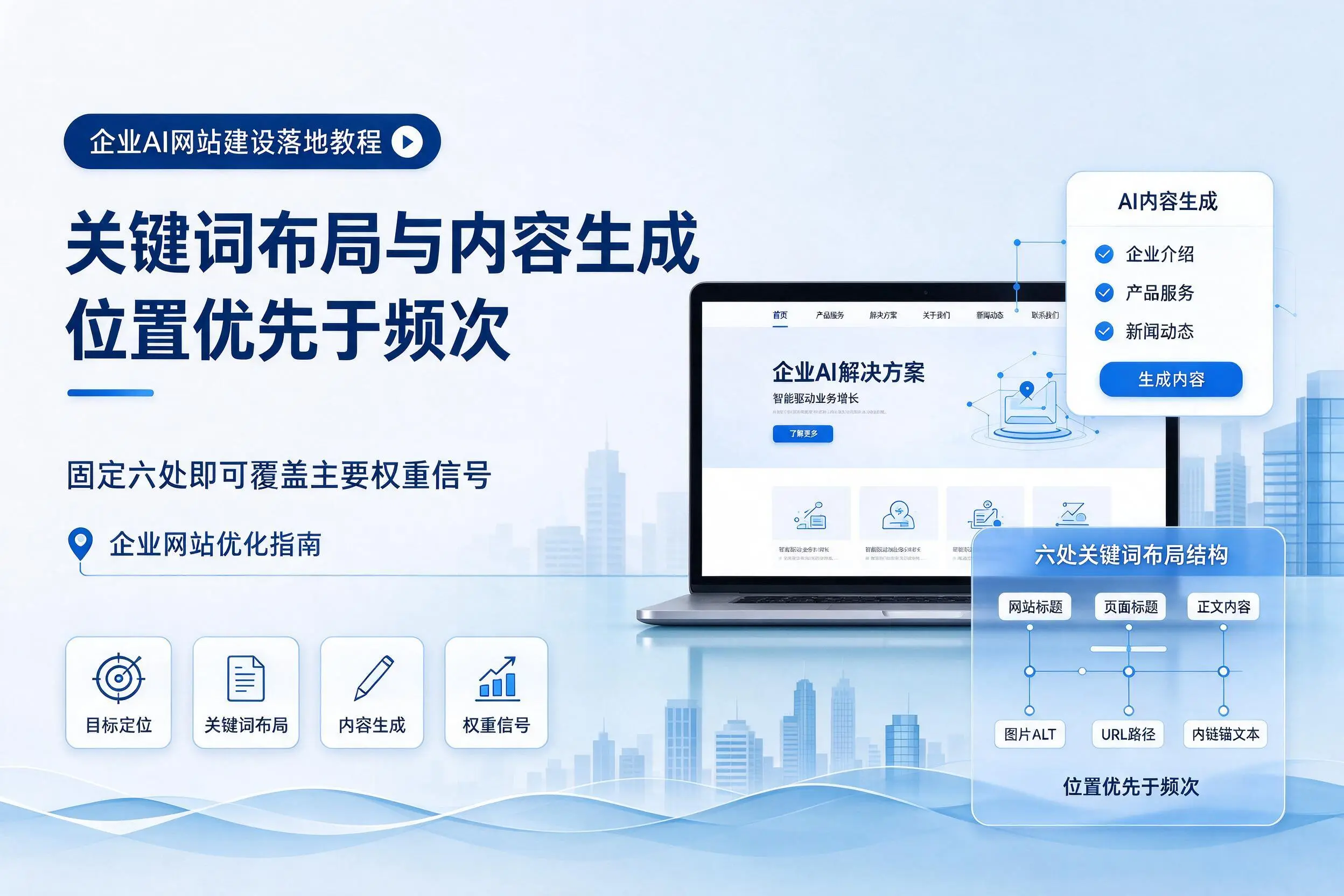 芜湖企业AI网站建设落地教程：关键词布局与内容生成